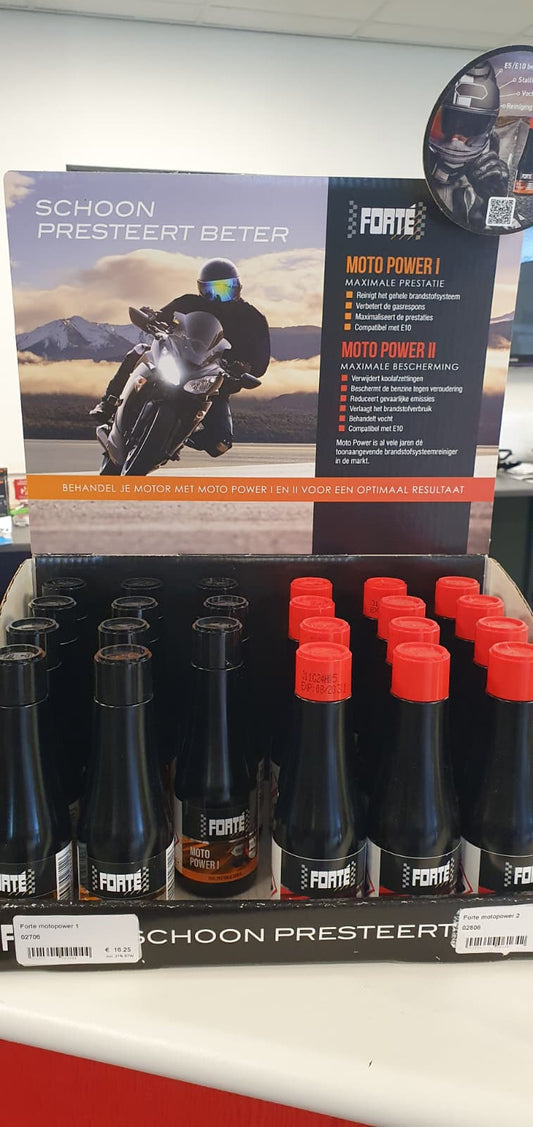 Forté Moto Power 1 en 2: De Ultieme Onderhoudsoplossing voor Jouw Motorfiets
