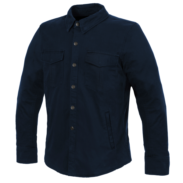 BÜSE Jackson II motorovershirt blauw – casual stijl met motorbescherming