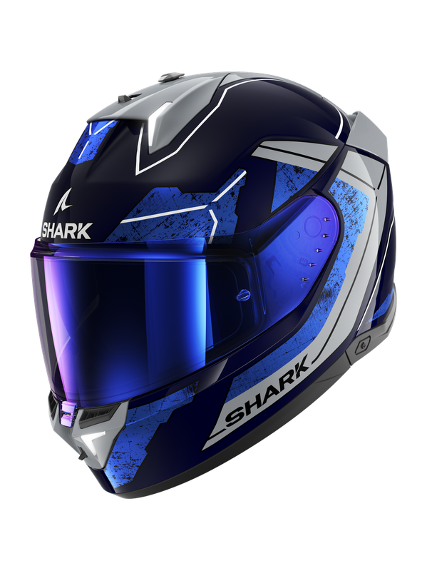 Shark SKWAL i3 RHAD BLAU CHROM SILBER