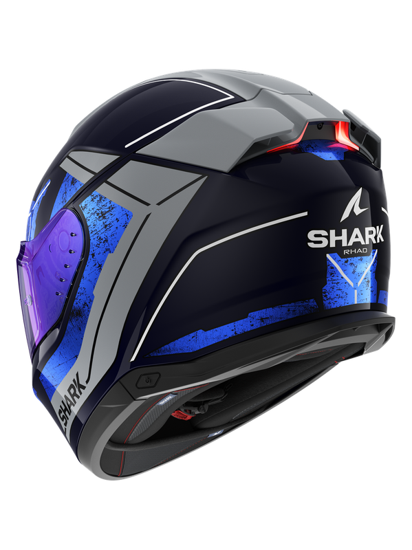 Shark SKWAL i3 RHAD BLAU CHROM SILBER
