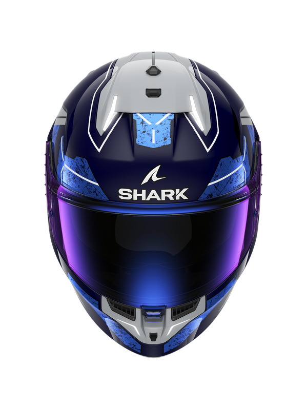 Shark SKWAL i3 RHAD BLUE CHROM SILVER