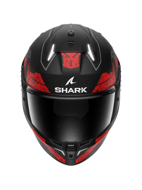 Shark SKWAL i3 RHAD Mattschwarz Chrom Rot
