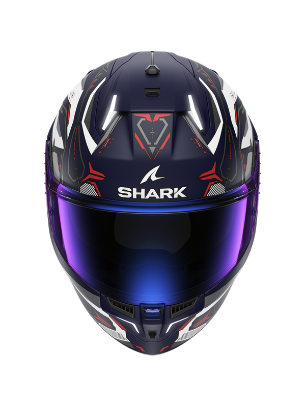Shark SKWAL i3 LINIK Mattblau Weiß Rot