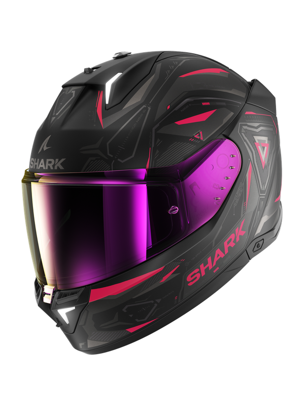 Shark SKWAL i3 LINIK Mattschwarz Violett Anthrazit