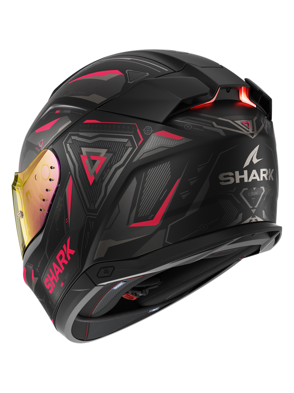 Shark SKWAL i3 LINIK Mattschwarz Violett Anthrazit