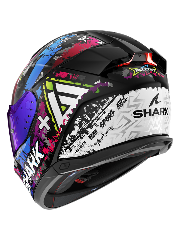 Shark Skwal i3 HELLCAT Schwarz Chrom Blau