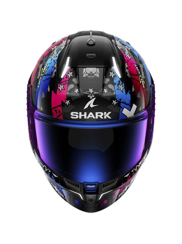 Shark Skwal i3 HELLCAT Schwarz Chrom Blau