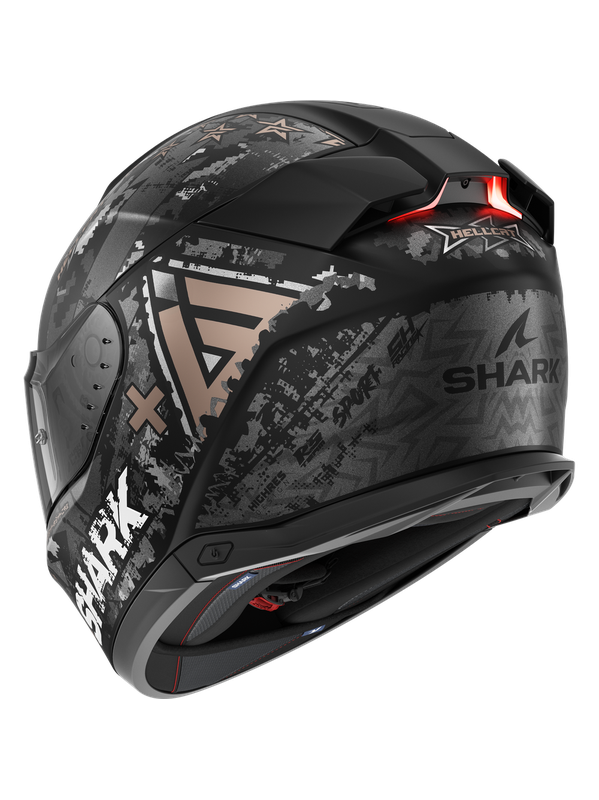 Shark Skwal i3 HELLCAT Mattschwarz Chrom Anthrazit