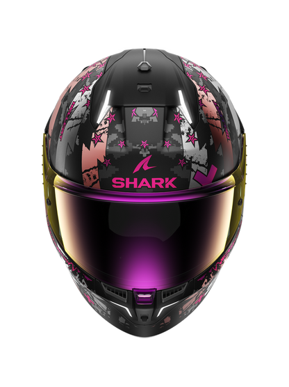 Shark Skwal i3 HELLCAT  Mat Black Chrom Purple