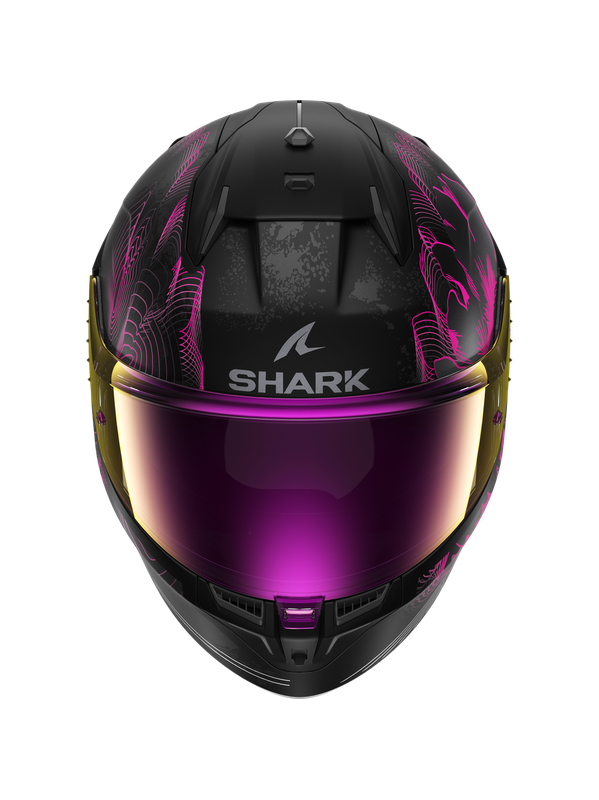 Shark D-SKWAL 3 MAYFER Mattschwarz Violett Anthrazit