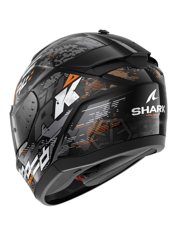 SHARK RIDILL 2 MOLOKAI Schwarz Silber Orange