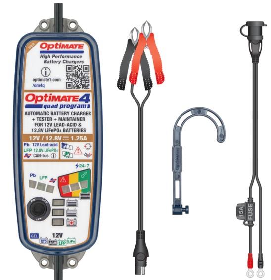 Optimate 4 Quad Canbus Acculader / Druppellader