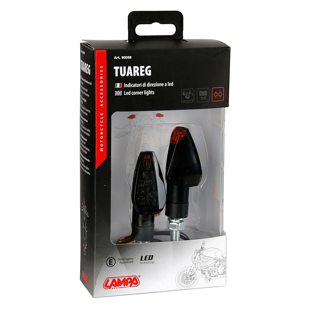Tuareg, led knipperlichten - 12V LED - Zwart