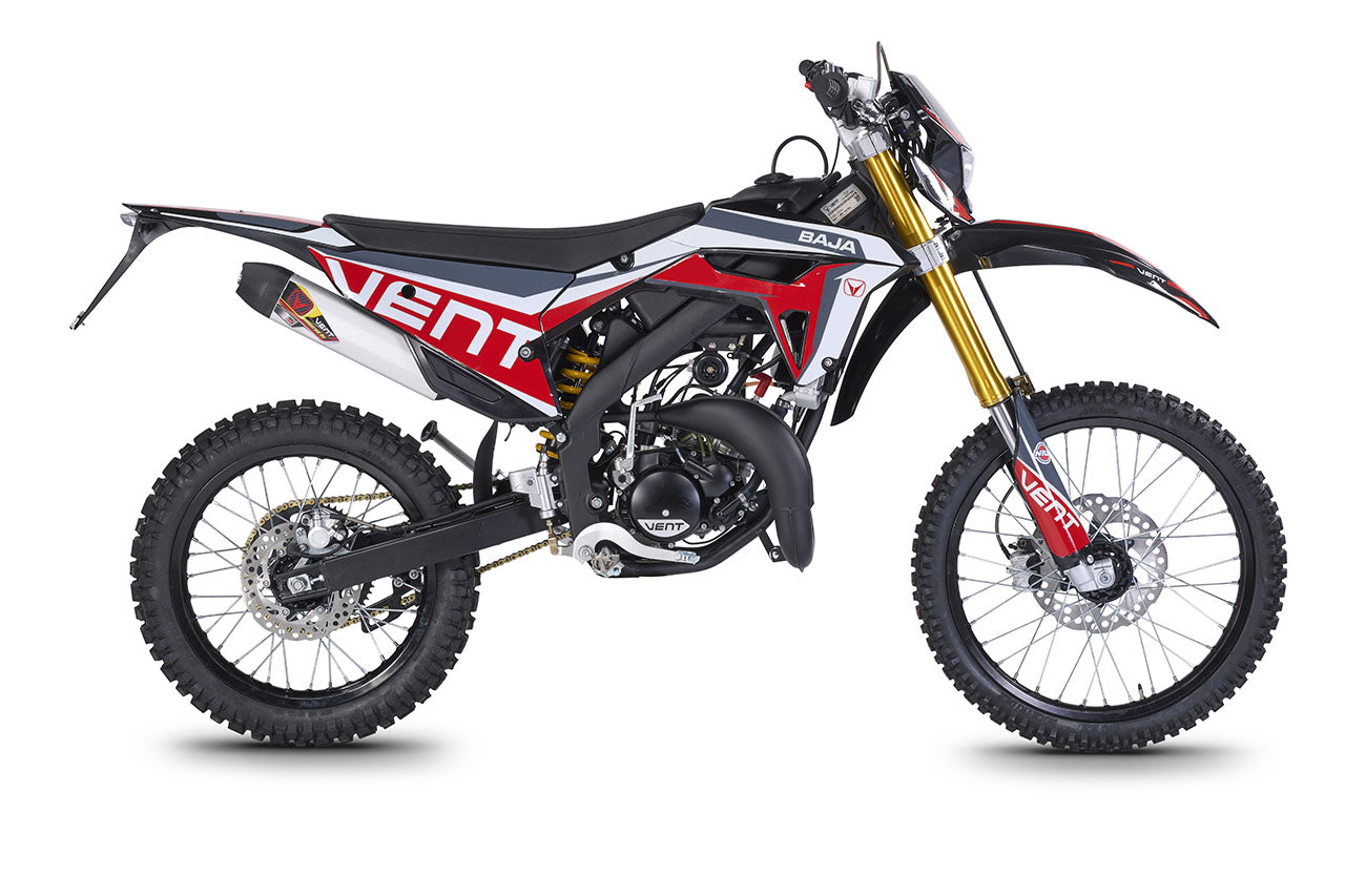 BAJA 50 Enduro Brommer zwart