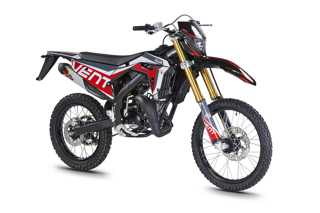 BAJA 50 Enduro Brommer zwart