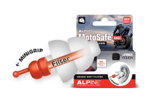Alpine MotoSafe Race Ohrstöpsel – Schutz und Komfort für Motorradfahrer