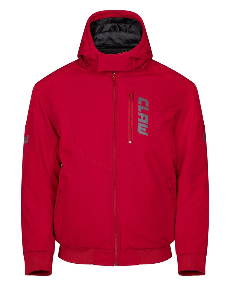 CLAW Chase Softshell Motorjas Rood – Comfort, Stijl & Bescherming in Één