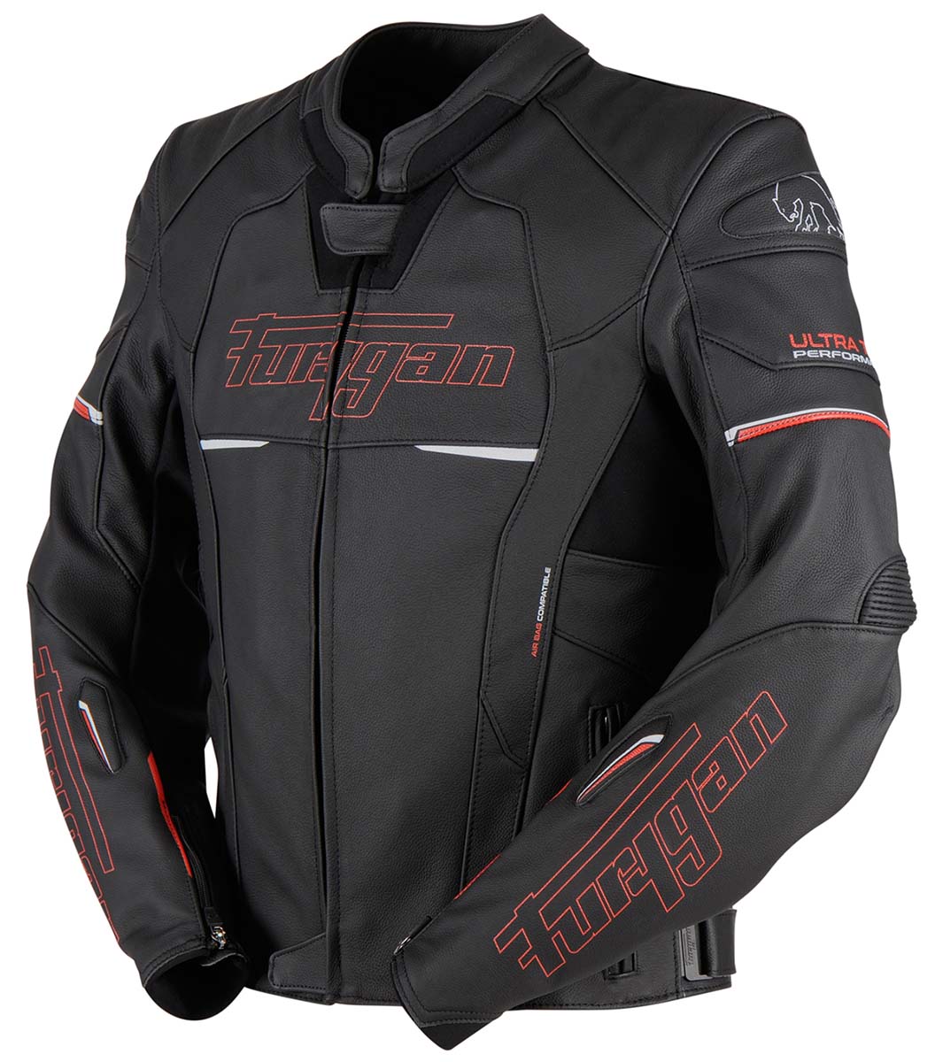 Furygan 6021-108 Jacke Nitros Schwarz/Rot