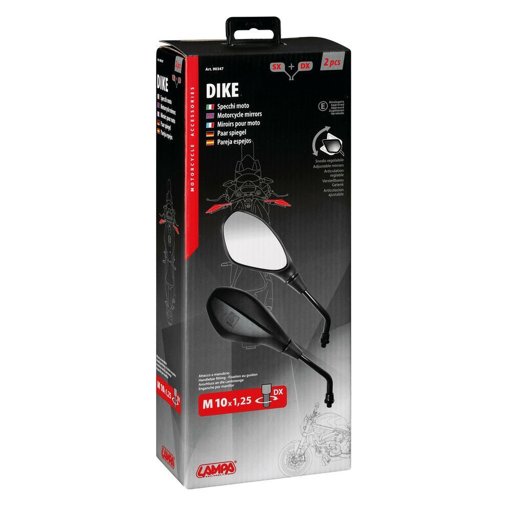 LAMPA DIKE Spiegel Set M10 x 1,25