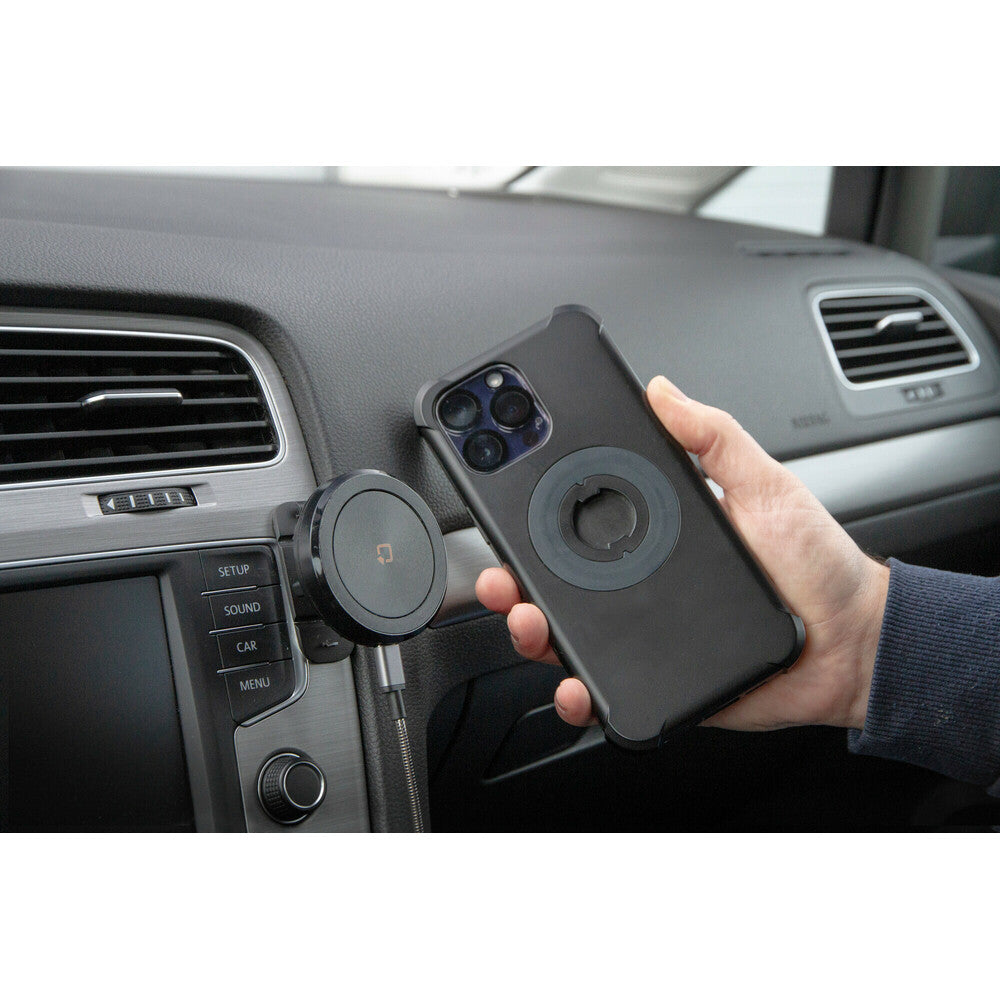 Optiline Mag Wireless Stick, magnetische telefoonhouder met draadloze oplader en kleefbevestiging