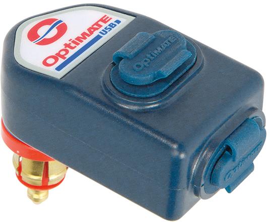 Slimme 3300mA USB-lader met dubbele uitgang, met BIKE-plug.