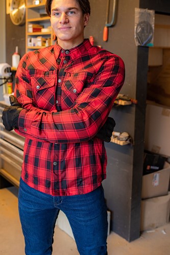 CLAW Lumberjack Kevlar Motorradjacke – Lässiger Look mit vollem Schutz