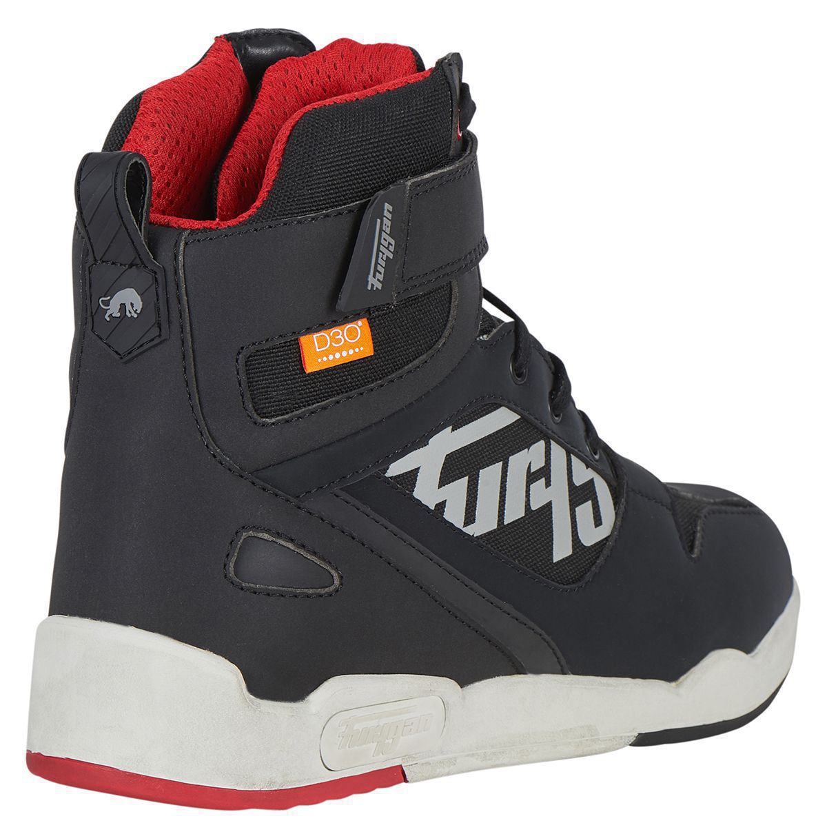 Furygan Basket Get Down zwart/rood/wit