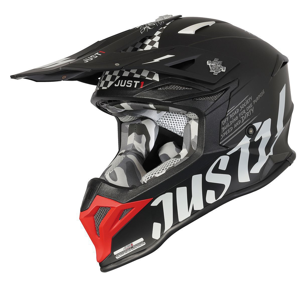 Just1 J39 Rock Red/White/Black