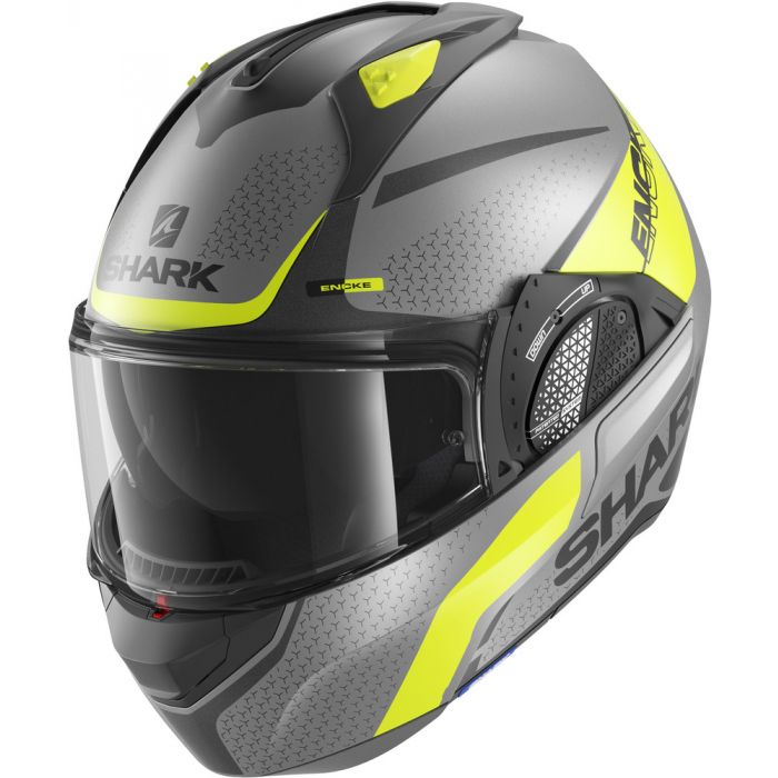 Shark Helm Evo GT Encke mat grijs/geel