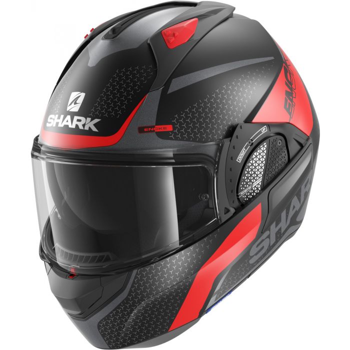 Shark Helm Evo GT Encke Mat Zwart Rood
