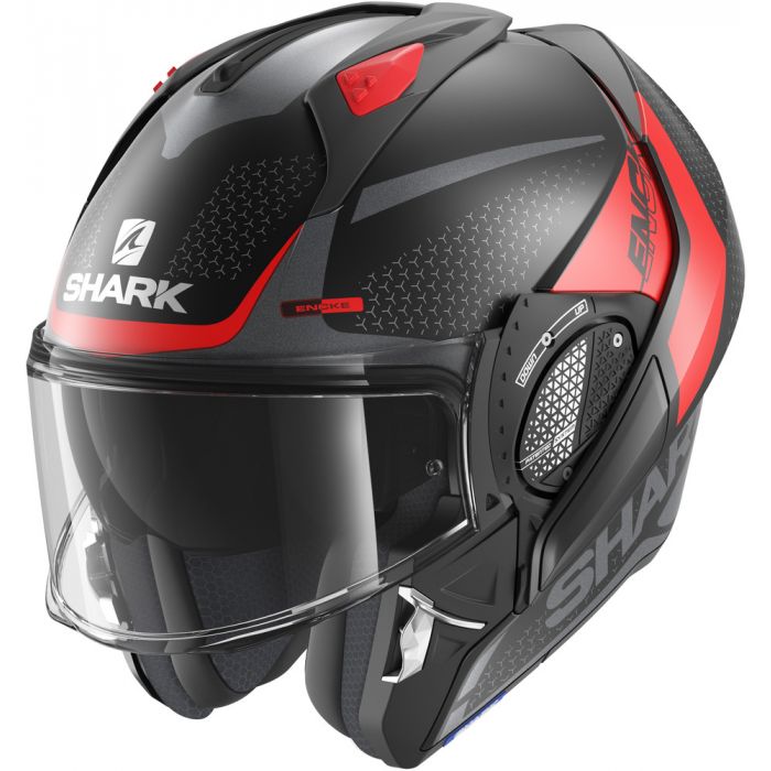 Shark Helm Evo GT Encke Mat Zwart Rood