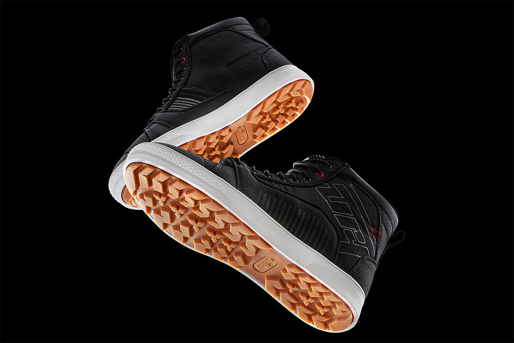 Furygan Stockton Air D3O Motorschoen Heren | Black/Red | Maat 37-47