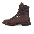 Biker Boot Men Adventure SE Denver Brown, dunkelbrauner Herrenstiefel mit dunkelbraunen Nähten, Größe 40-47
