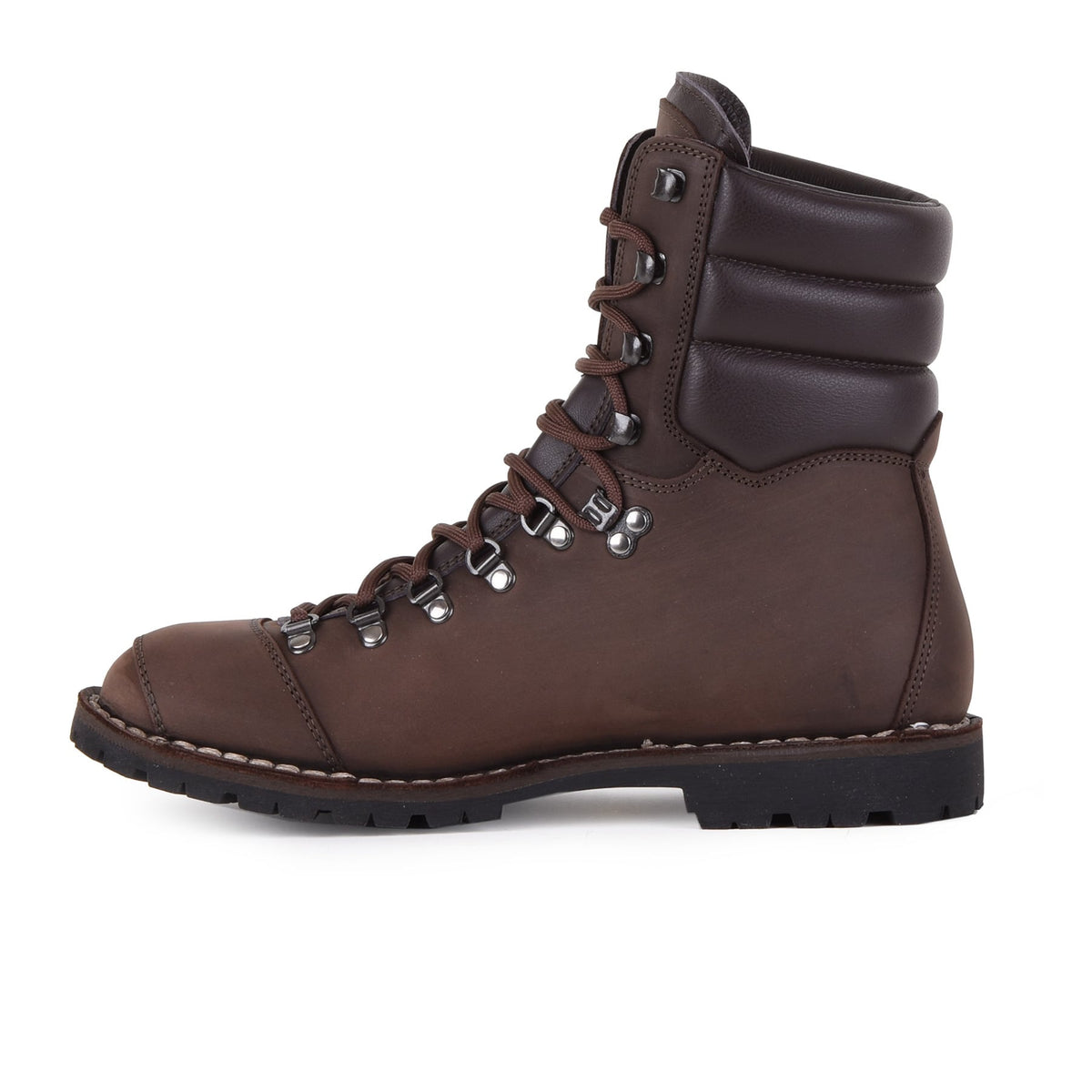 Biker Boot Men Adventure SE Denver Brown, dunkelbrauner Herrenstiefel mit dunkelbraunen Nähten, Größe 40-47