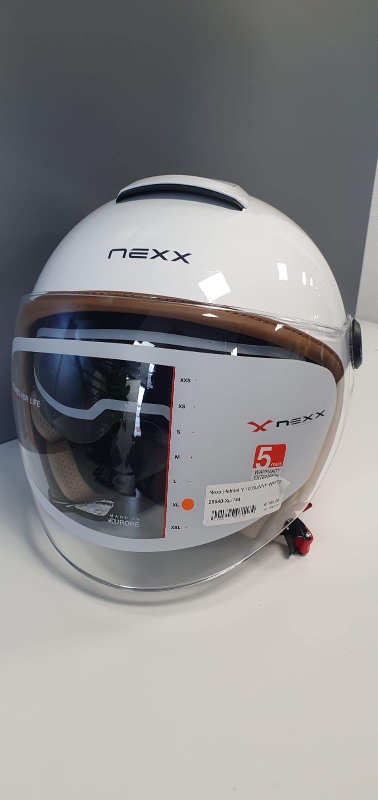 Nexx Helmet Y.10 SUNNY WHITE.CAMEL
