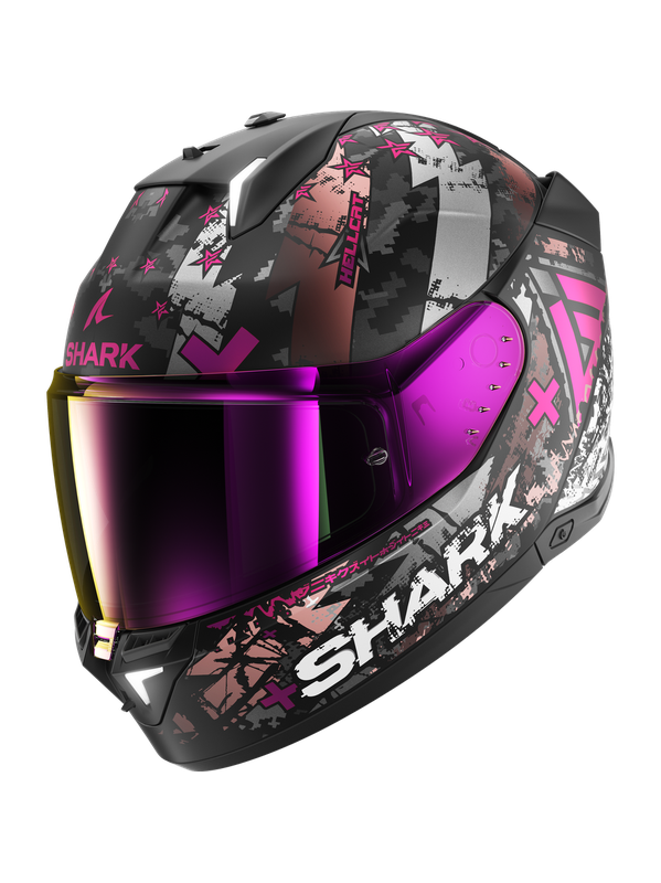 Shark Skwal i3 HELLCAT  Mat Black Chrom Purple