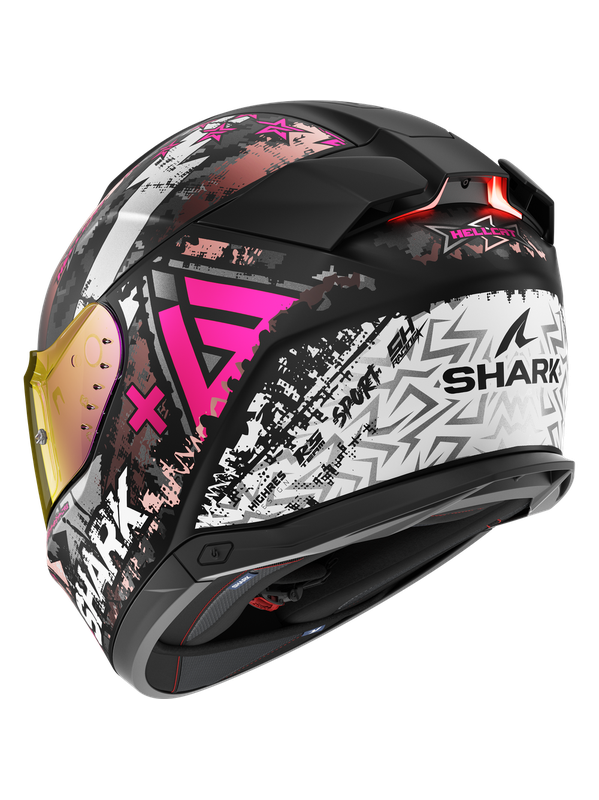 Shark Skwal i3 HELLCAT  Mat Black Chrom Purple
