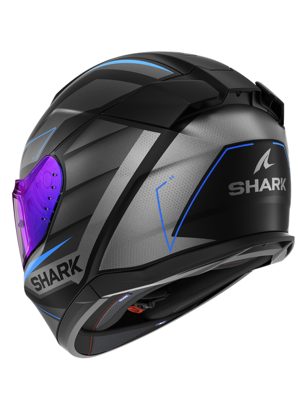 Shark D-SKWAL 3 SIZLER Mat Black Anthracite Blue