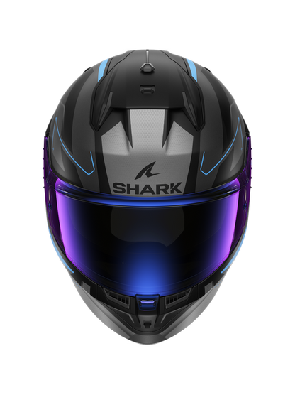 Shark D-SKWAL 3 SIZLER Mat Black Anthracite Blue
