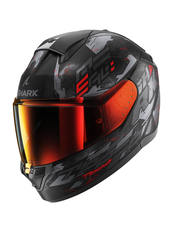 SHARK RIDILL 2 MOLOKAI Mat Black Anthracite Red
