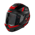 Nolan Dual Action N120-1 SUBWAY Red/zwart 022