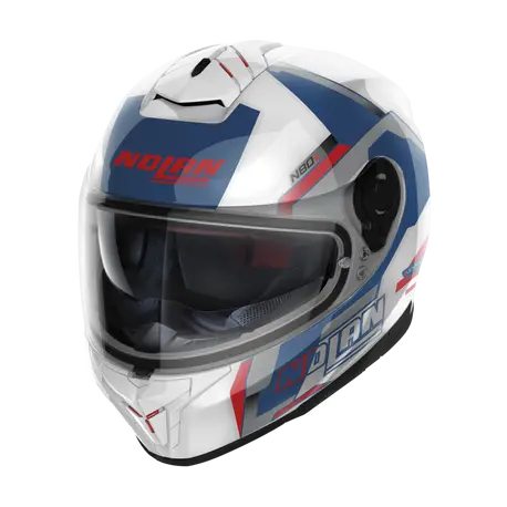 Nolan N80-8 integraal helm Wanted 075 blauw wit rood (nog niet leverbaar)