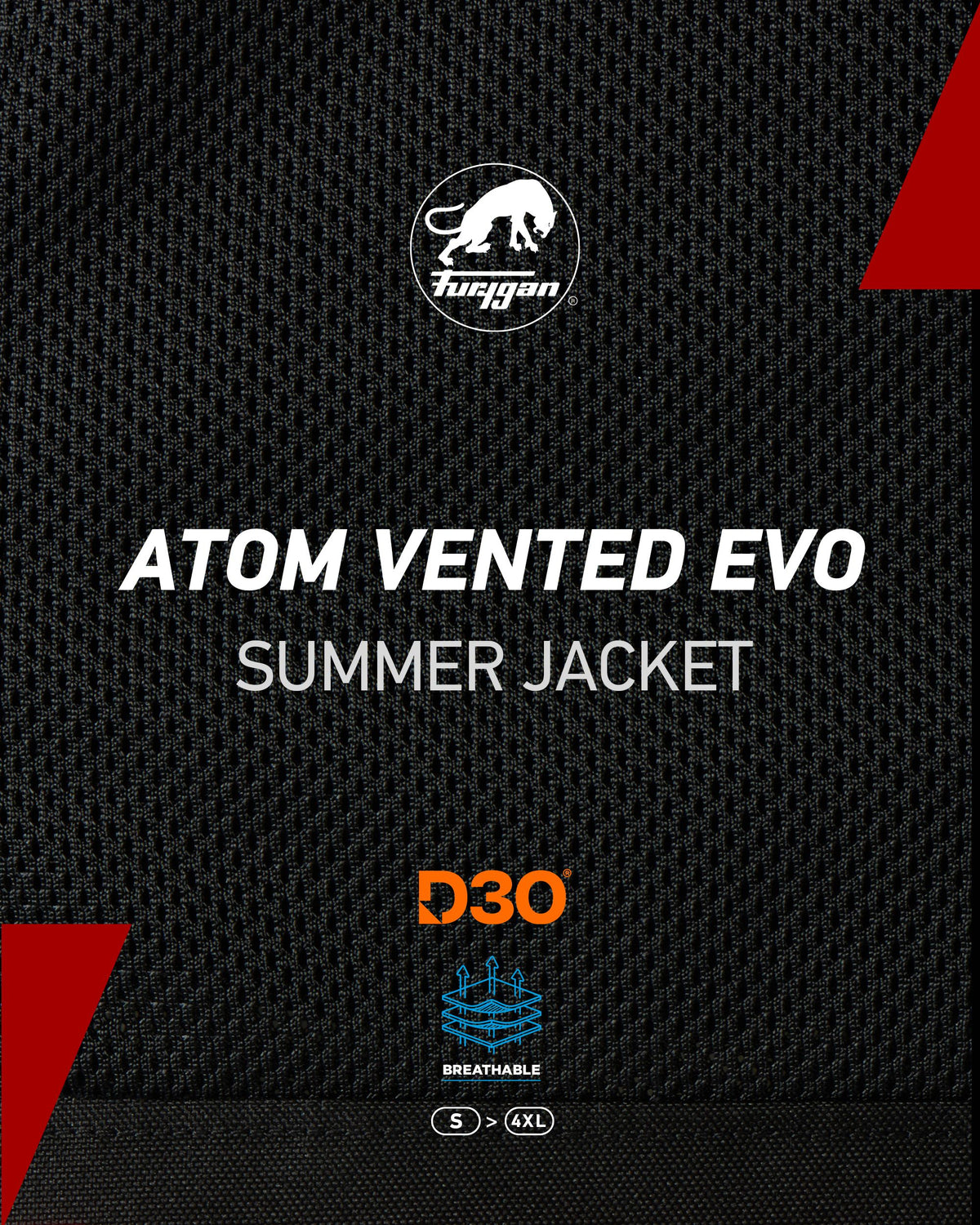 Furygan Atom Vented Evo – Ultiem Ventilerend Motorjack voor de Zomer