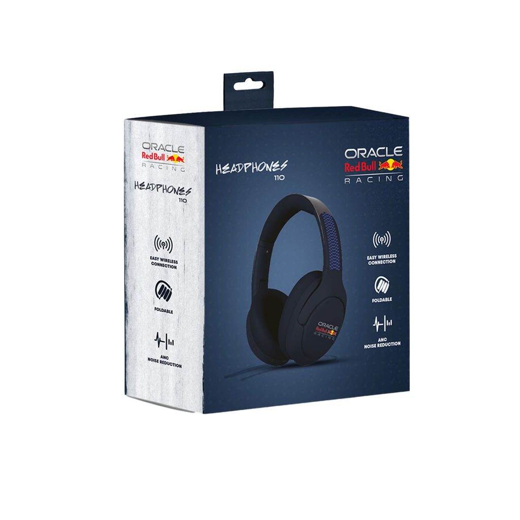 ANC Koptelefoon Red Bull Racing - Draadloos Noise Cancelling Headset Opvouwbaar