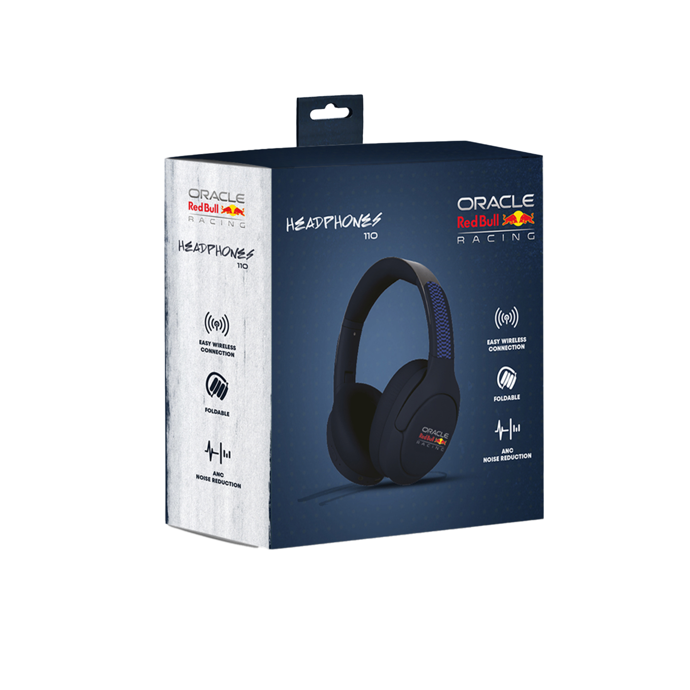 ANC Koptelefoon Red Bull Racing - Draadloos Noise Cancelling Headset Opvouwbaar