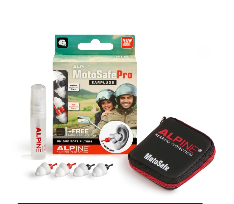 Alpine MotoSafe Pro Ohrstöpsel – Flexibler Gehörschutz für jeden Motorradfahrer