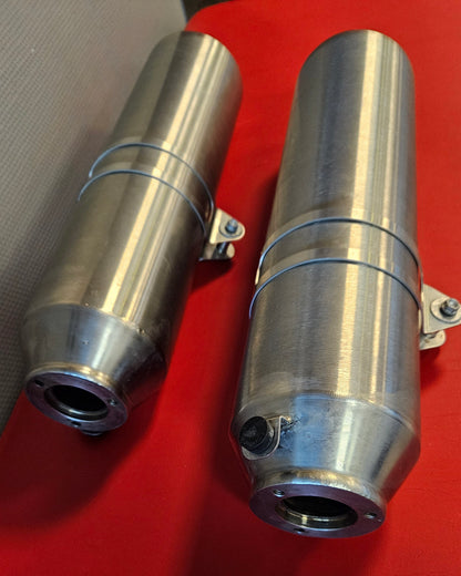 KTM 950 RVS Uitlaat Set - SuperEnduro/SuperMoto (2005-2007) - Tweedehands