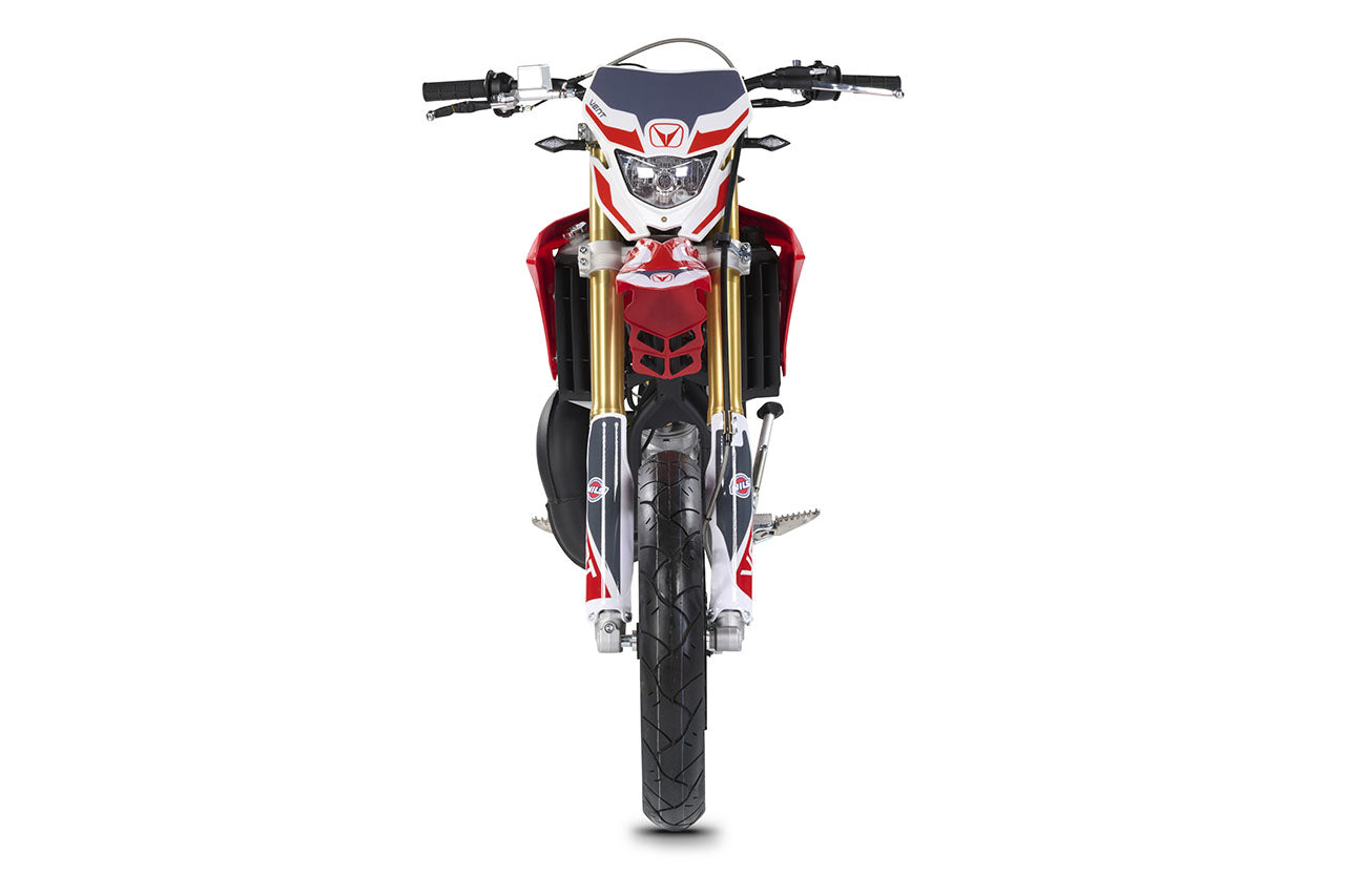 Vent Derapage 50 Moped Rot/Weiß