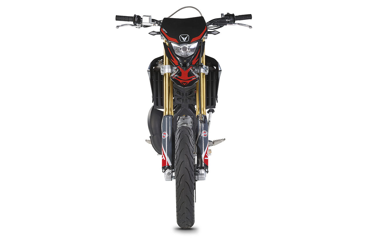 Vent Derapage 50 Moped Schwarz/Rot