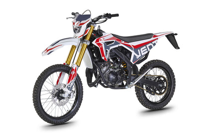 BAJA 50 Enduro Brommer wit/rood